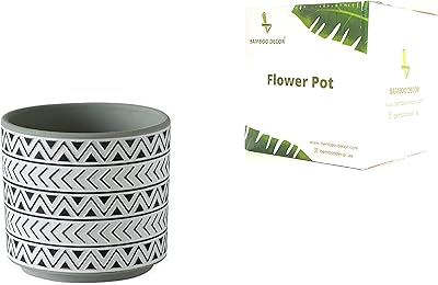 Décor en bambou | pot de fleurs _ pot de fleurs élégant fait à la main _ pot de fleurs au design simple _ convient pour une utilisation intérieure et extérieure (1,5 l, pivoine - gris). DIAYTAR COTE D'IVOIRE est votre destination pour toutes vos besoins en ligne. Avec une offre immense de plus de 300000 produits, nous sommes la référence en Côte d'Ivoire pour les achats en ligne fiables et sécurisés. Notre équipe est dédiée à vous offrir une expérience d'achat exceptionnelle.