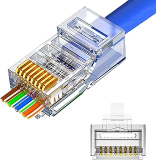 Connecteurs rj45 (pack de 100) rj45 cat 6 pour câble ethernet. La boutique en ligne DIAYTAR COTE D'IVOIRE est réputée pour ses offres régulières et ses promotions exceptionnelles, permettant aux clients de faire des économies sur leurs achats. Cela, combiné à son large choix de produits, en fait une destination de choix pour les consommateurs ivoiriens.