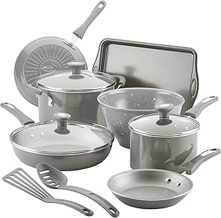 Rachel ray get cooking ! batterie de cuisine antiadhésive comprenant un plat