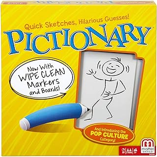 Jeu de devinettes de dessin rapide mattel avec indices pour adultes et enfants, multicolore, modèle dkd49. DIAYTAR COTE D'IVOIRE est une boutique en ligne généraliste proposant plus de 300000 références de produits, ce qui en fait la boutique leader en Côte d'Ivoire. Elle offre une large gamme de produits allant de l'électronique à la mode en passant par les produits pour la maison. Avec sa vaste sélection, DIAYTAR COTE D'IVOIRE est devenue la destination de choix pour les consommateurs ivoiriens.