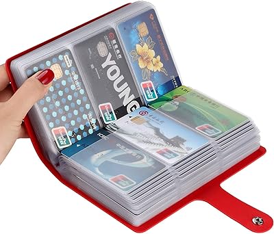 Porte-carte de visite, porte-cartes homme femme avec 90 emplacements pour cartes, porte-carte d'identité (rouge). La boutique en ligne DIAYTAR COTE D'IVOIRE propose une expérience d'achat en ligne sécurisée et pratique, permettant aux clients de parcourir facilement plus de 300 000 références de produits et de passer commande en toute confiance, avec des options de paiement flexibles et des promotions régulières.