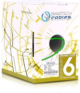 Câble ethernet cat6 plenum (cmp) de 1 000 pieds | cuivre massif certifié à 100 % | 550 mhz 23awg, utp | bande passante élevée et performances stables. En faisant vos achats sur DIAYTAR COTE D'IVOIRE, vous bénéficiez non seulement d'une grande variété de produits, mais aussi de promotions régulières et de réductions exclusives. La boutique est dédiée à offrir une satisfaction client incomparable, en proposant des services de qualité et une assistance à la clientèle efficace.
