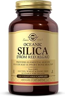 Solgar ocean silice d'algues rouges 25 mg, 100 capsules végétariennes - excellente source de calcium, soutient la santé des os - sans ogm, végétalien, sans gluten, sans produits laitiers, casher, 100 unités (paquet de 1). Diaytar Côte d'Ivoire propose une plateforme de vente en ligne fiable et sécurisée, permettant aux clients de découvrir et d'acquérir facilement des produits diversifiés. La boutique en ligne généraliste Diaytar est fière de son statut de leader en Côte d'Ivoire, offrant une expérience d'achat conviviale et personnalisée. L'engagement de Diaytar envers la satisfaction du client est sans égal.