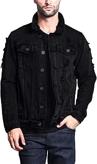 Veste en jean déchiré pour homme multicolore. DIAYTAR COTE D'IVOIRE est une plateforme de shopping en ligne qui permet aux clients de comparer les prix et les produits avant de faire un achat. Elle propose également des promotions et des offres spéciales pour les fidéliser et les inciter à revenir. Les clients peuvent ainsi profiter de meilleures affaires et d'une expérience d'achat personnalisée.