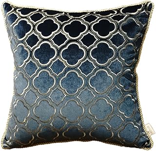 Coussin décoratif de chambre à coucher, coussin de canapé en flanelle, broderie, 1