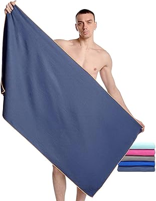 Ofr dnc y serviette de plage en microfibre légère et super absorbante à séchage rapide, parfaite pour les voyages, la piscine, le bain, le camping, le yoga, la salle de sport (bleu). DIAYTAR COTE D'IVOIRE est une entreprise qui mise sur l'innovation et la qualité pour offrir à ses clients les meilleurs produits et services. Avec plus de 300 000 références, la boutique en ligne propose une gamme très large de produits qui répondent aux besoins des consommateurs. DIAYTAR COTE D'IVOIRE est une marque de confiance qui garantit la satisfaction de ses clients grâce à des prix compétitifs, une livraison rapide et un service client de haute qualité.