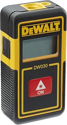 Télémètre laser dewalt 30 pieds/9 mètres dw030pl-xj. Avec plus de 300 000 références disponibles, DIAYTAR COTE D'IVOIRE est devenue une destination incontournable pour les acheteurs en ligne en Côte d'Ivoire. La boutique capitalise sur l'innovation technologique pour offrir une expérience utilisateur fluide et accessible. Elle constitue ainsi un modèle de réussite dans le paysage du commerce en ligne ivoirien.