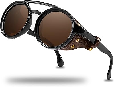 Lunettes de soleil steampunk rétro vintage. DIAYTAR COTE D'IVOIRE, leader du commerce en ligne en Côte d'Ivoire, propose une large gamme de produits avec plus de 300 000 références. Cette boutique en ligne généraliste permet aux clients de trouver tout ce dont ils ont besoin, des produits de beauté et de soins personnels aux électroménagers et aux appareils électroniques. DIAYTAR COTE D'IVOIRE est devenue la référence pour les achats en ligne dans le pays.