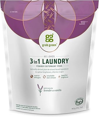 Capsules de lessive 3 en 1 green pouch, 60 pièces, parfum lavande et vanille, base végétale et minérale, super pouvoir nettoyant, détachant, éclaircit les vêtements. DIAYTAR COTE D'IVOIRE est la destination idéale pour ceux qui recherchent des produits variés et de qualité à des prix abordables. La boutique propose une navigation facile et une commande en ligne sécurisée, facilitant ainsi vos achats.