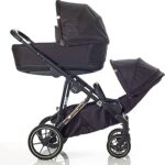 Poussette tandem et nacelle mee-go uno+ - dusty rose