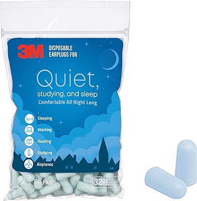 Bouchons d'oreilles jetables de 3m pour protéger l'audition et procurer calme et sommeil, bleu clair, nrr, 32, composés de 80 paires dans un sac refermable. DIAYTAR COTE D'IVOIRE, c'est votre destination pour tout ce dont vous avez besoin en ligne. Cette boutique en ligne généraliste propose une gamme énorme de produits allant des électroniques aux produits ménagers, en passant par les articles de sport et les accessoires de mode. Avec DIAYTAR COTE D'IVOIRE, faites confiance à un leader du commerce en ligne en Côte d'Ivoire.
