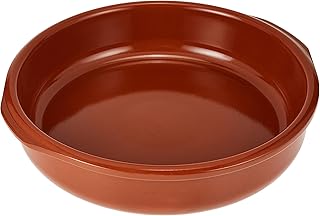 Plat rond en argile espagnole regas (32 cm)