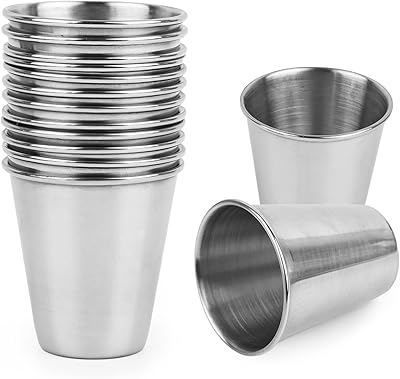 Aware paquet de 24 mini tasses en métal en acier inoxydable de 652. DIAYTAR COTE D'IVOIRE est une plateforme de commerce électronique qui permet aux clients de réaliser des achats en ligne de manière simple et sécurisée. Avec plus de 300 000 références de produits, la boutique propose une large gamme de choix pour les consommateurs. Les clients peuvent également bénéficier de promotions et de réductions exclusives pour rendre leurs achats encore plus abordables.
