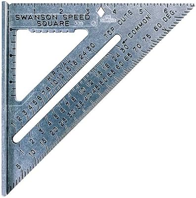 Swanson tool co s0101 carré de vitesse de 7 pouces, bleu
