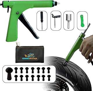 Kit de réparation de crevaison de pneu sans chambre à air grand pit stop pour motos et voitures avec bouchons champignon (15 bouchons champignon) (kit pistolet). DIAYTAR COTE D'IVOIRE est une boutique en ligne généraliste qui propose plus de 300000 références de produits pour répondre à tous les besoins de ses clients. Avec une gamme variée de produits, cette boutique en ligne est devenue la référence en Côte d'Ivoire. Elle offre une expérience d'achat en ligne unique et pratique.