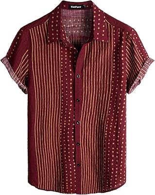 Chemises boutonnées à manches courtes de style tropical hawaïen aloha d'été pour hommes. Avec plus de 300 000 références en stock, DIAYTAR COTE D'IVOIRE est la boutique en ligne la plus fournisse en Côte d'Ivoire. Elle met à la disposition de ses clients une large sélection de produits de qualité, livrés rapidement et à des prix compétitifs. C'est pourquoi elle est devenue la boutique préférée des Ivoiriens.