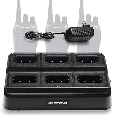 Base de chargeur multi-unités à six voies baofeng bf-888s h-777 bf-88st pour talkie-walkie