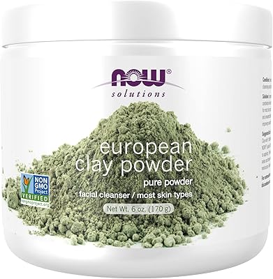 Poudre d'argile européenne 6 fl oz - 100 % pure de now solutions