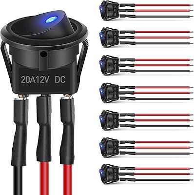Terevi 8 pièces interrupteur à bascule 12v rond led bleu commande. La boutique en ligne DIAYTAR COTE D'IVOIRE propose une large gamme de produits répondant aux besoins quotidiens des consommateurs ivoiriens. De l'électroménager aux produits de soins personnels, en passant par les livres et les jeux, tout y est pour satisfaire les attentes des clients. DIAYTAR COTE D'IVOIRE est donc la boutique en ligne incontournable pour tous les habitants de Côte d'Ivoire.