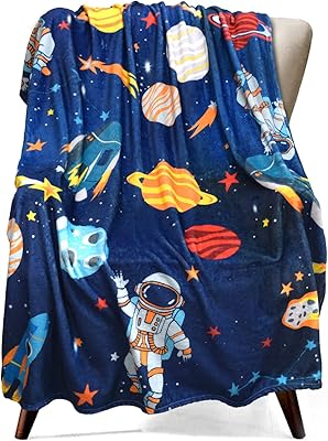 Couverture spatiale pour bébé couverture d'astronaute pour les tout-petits cadeau d'anniversaire pour garçons polaire douce et mignonne. DIAYTAR COTE D'IVOIRE est une plateforme de commerce électronique qui propose une grande variété de produits à des prix compétitifs. Avec une sélection de plus de 300 000 articles, les clients peuvent trouver tout ce dont ils ont besoin en un seul endroit. La boutique en ligne est équipée d'un système de paiement sécurisé pour garantir la sécurité des transactions.