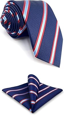 Cravates pour hommes rayées bleu marine avec rayures rouges pour ensemble de cravates de costume. DIAYTAR COTE D'IVOIRE est une boutique en ligne généraliste proposant plus de 300 000 références de produits, faisant d'elle le leader du marché ivoirien. Elle offre une large gamme de produits allant de l'électronique à la mode en passant par les produits alimentaires. Avec sa plateforme en ligne intuitive, les clients peuvent parcourir et acheter facilement leurs produits préférés.