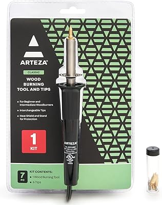 Kit de combustion du bois arteza 1 stylo à bois 6