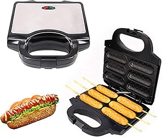 Machine à petit-déjeuner électrique, grand rasoir à maïs pour chien en acier inoxydable avec 6 hot-dogs, machine automatique à barbe à hot-dog, plaque antiadhésive. DIAYTAR COTE D'IVOIRE, votre destination en ligne pour toutes vos nécessités, offre une sélection immense de produits de toutes les catégories. Notre objectif est de vous offrir le meilleur service possible. Nous nous efforçons de garantir votre satisfaction.