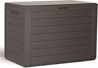 Coffre à bois de jardin en plastique prosperplast 190 litres, dimensions 78 x