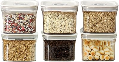 Jigero lot de 6 récipients hermétiques de stockage des aliments, réservoir de stockage hermétique en plastique de qualité alimentaire avec couvercles verrouillables, pots de stockage résistants à l'humidité pour organisateur de cuisine pour bonbons, café, céréales (6 × s : 500 ml). DIAYTAR COTE D'IVOIRE, boutique en ligne généraliste avec plus de 300000 références, leader en Côte d'Ivoire. Nous offrons une large gamme de produits pour répondre à tous vos besoins. Notre équipe est dédiée à vous apporter la meilleure expérience d'achat en ligne.