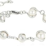Bracelet en argent pour femme skagen, skj0092040, 19 centimètres, acier inoxydable, perles