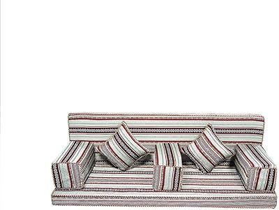 Canapé majlis 7 pièces, original confortable, lot de 5