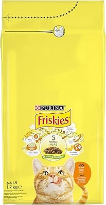 Purina friskies nourriture pour chat au poulet et légumes 1,7 kg, jaune. DIAYTAR COTE D'IVOIRE, boutique en ligne généraliste, propose plus de 300000 références pour répondre à tous vos besoins. Elle est leader en Côte d'Ivoire et offre une grande variété de produits.