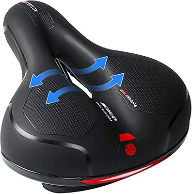 Siège de vélo confortable - siège de vélo de remplacement rembourré en mousse