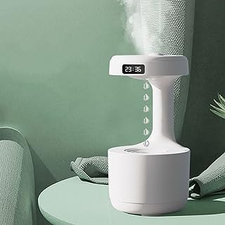 Humidificateur anti-gravité négatif en papier, humidificateur à brume fraîche avec mode d'éclairage led