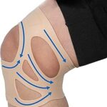 Orthèse de genou pour sports nautiques en silicone ultra-mince imperméable pour genouillère, ménisque
