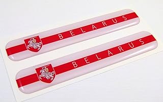 Autocollants de voiture en résine drapeau de biélorussie 5" x 0,07", 2 pièces. DIAYTAR COTE D'IVOIRE propose une sélection immense de produits, allant des articles ménagers aux accessoires de mode. Les clients peuvent bénéficier de promotions et de réductions régulières, ce qui rend les achats encore plus abordables. La boutique en ligne est facile à naviguer pour une expérience d'achat fluide.