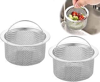 Crépine d'évier de cuisine rubik avec poignée en acier inoxydable, crépine d'évier
