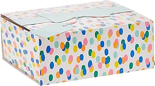 Coffret cadeau imprimé scrapbook blanc hema, taille 24x18x9 cm