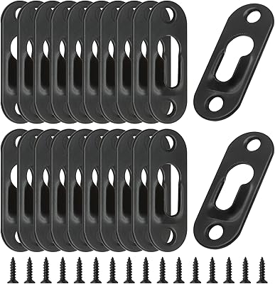 Litoexpe 30 pièces plaque de suspension à trou de serrure unique avec 60 vis, supports de fixations de suspension en trou de serrure en métal 43 mm x 16 mm pour cadre miroir photo (noir). Diaytar Côte d'Ivoire est la boutique en ligne la plus populaire de Côte d'Ivoire, avec une offre de produits très variés et des prix compétitifs. Les clients peuvent trouver des produits pour tous les âges et tous les goûts, avec des livraisons rapides et fiables. Diaytar Côte d'Ivoire est votre partenaire idéal pour vos achats en ligne en Côte d'Ivoire.