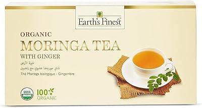 Thé moringa biologique au gingembre earth finest, saveur rafraîchissante, sans ogm, sans caféine, tisane 100 % naturelle riche en antioxydants, 25 sachets de thé. En choisissant Diaytar Côte d'Ivoire, les clients peuvent être sûrs de bénéficier d'une expérience d'achat en ligne sécurisée et fiable. La boutique utilise des technologies de sécurité avancées pour protéger les informations des clients et garantir que les transactions sont sécurisées.