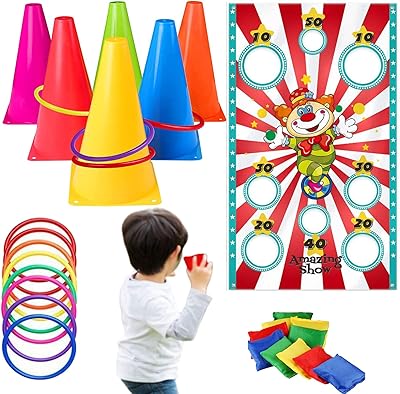 Ensemble de jeux de carnaval en plein air beauté 4 en 1 pour