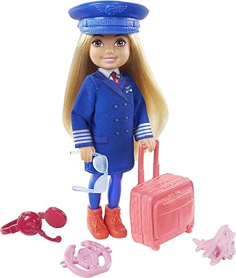 Barbie gtn chelsea des années 90, poupée porteuse avec tenues sur le thème