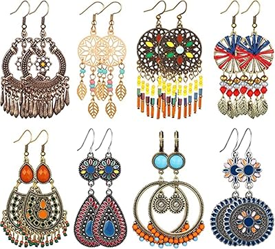 8 paires de boucles d'oreilles pendantes élégantes pour femmes et filles. DIAYTAR COTE D'IVOIRE est la boutique en ligne idéale pour ceux qui cherchent une expérience d'achat pratique et sécurisée. Avec plus de 300 000 références, vous pouvez trouver facilement les produits dont vous avez besoin, et les options de paiement et de livraison variées rendent l'achat encore plus pratique. DIAYTAR COTE D'IVOIRE est la destination parfaite pour les acheteurs ivoiriens.