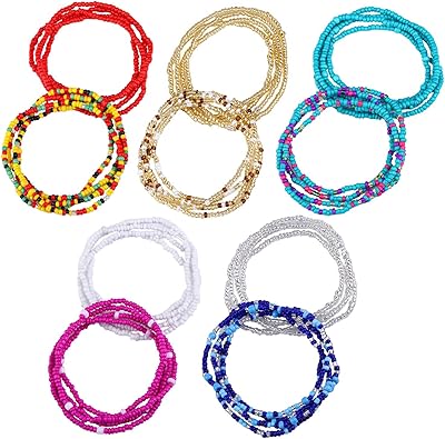 10 pièces ensemble de perles de taille avec boîte de couleur taille du corps taille du ventre bijoux de bikini pour femmes filles. DIAYTAR COTE D'IVOIRE est une boutique en ligne généraliste qui propose plus de 300 000 références de produits, offrant ainsi une grande variété de choix à ses clients. En tant que leader en Côte d'Ivoire, elle met en avant les produits locaux tout en proposant des marques internationales de qualité. DIAYTAR COTE D'IVOIRE se distingue par sa livraison rapide et fiable.