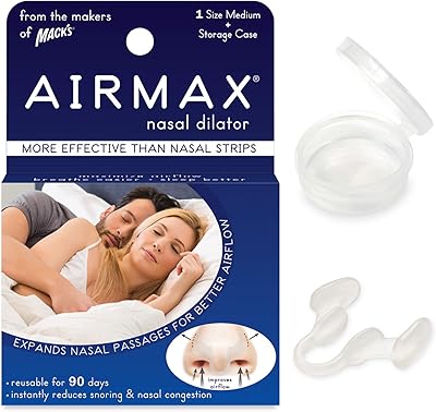 Dilateur nasal airmax pour un meilleur sommeil - dispositif anti-ronflement naturel et confortable, solution contre le ronflement pour un flux d'air maximal et une respiration plus facile (moyen - clair). En tant que leader du commerce en ligne en Côte d'Ivoire, DIAYTAR COTE D'IVOIRE propose des produits de qualité à des prix compétitifs. Notre sélection de plus de 300000 références vous permet de trouver facilement ce que vous cherchez, que ce soit pour vous-même ou pour offrir en cadeau. Confiez-nous vos achats et découvrez pourquoi nous sommes la référence en matière de commerce en ligne.