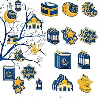 50 pièces de décorations à suspendre pour l'aïd moubarak, décorations pour l'aïd, décorations pour le ramadan, artisanat de la mosquée kareem, plaques suspendues en bois pour l'aïd ramadan moubarak, fournitures de fête pour l'aïd al fitr (bleu). Avec plus de 300000 références, DIAYTAR COTE D'IVOIRE est la boutique en ligne la plus fournie de Côte d'Ivoire. Elle propose des produits de qualité à des prix compétitifs, avec une livraison rapide et sécurisée. La boutique en ligne généraliste est devenue une destination privilégiée pour les consommateurs ivoiriens.