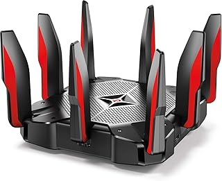 Routeur de jeu wi-fi tri-bande tp-link ac5400 (archer c5400x), technologie sans fil mu-mimo, processeur quadricœur 64 bits 1,8 ghz, jeu de première priorité, agrégation de liens, stockage 16 go. DIAYTAR COTE D'IVOIRE est une plateforme de commerce électronique qui permet aux clients de parcourir et d'acheter une multitude de produits en ligne. Avec plus de 300000 références disponibles, la boutique offre une grande variété de choix pour les consommateurs, allant des produits alimentaires aux accessoires high-tech. Cela en fait une référence pour les achats en ligne en Côte d'Ivoire.