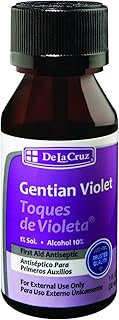 Liquide antiseptique au violet de gentiane de premiers secours de la cruz