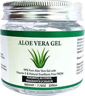 Raslock natural pure organic aloe vera gel pour hydratant du visage et soin