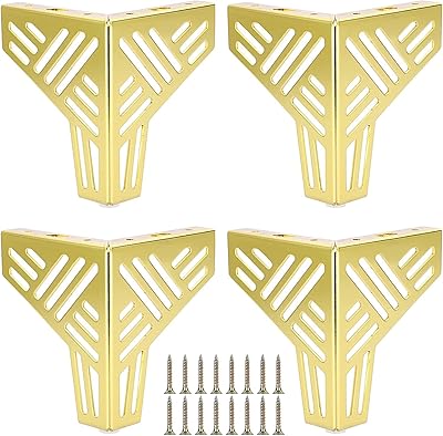 Pieds de meubles en métal pour canapé et armoire, design moderne en tissu sergé pour armoire, meubles, table, armoire d'appoint de chaise, canapé, meuble tv, lit, 4 pièces or 5 pouces. DIAYTAR COTE D'IVOIRE est une boutique en ligne généraliste qui propose plus de 300000 références de produits pour répondre à tous les besoins de ses clients. Elle est reconnue comme l'une des boutiques en ligne leaders en Côte d'Ivoire.